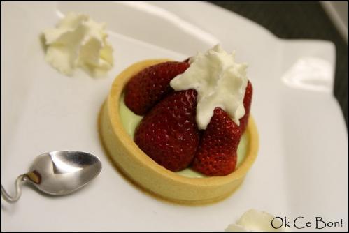 Tartelettes aux fraises et crème pâtissière pistache Tartelettes aux fraises et crème pâtissière pistache