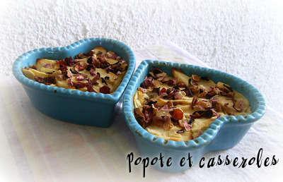 Clafoutis fleuris aux pommes