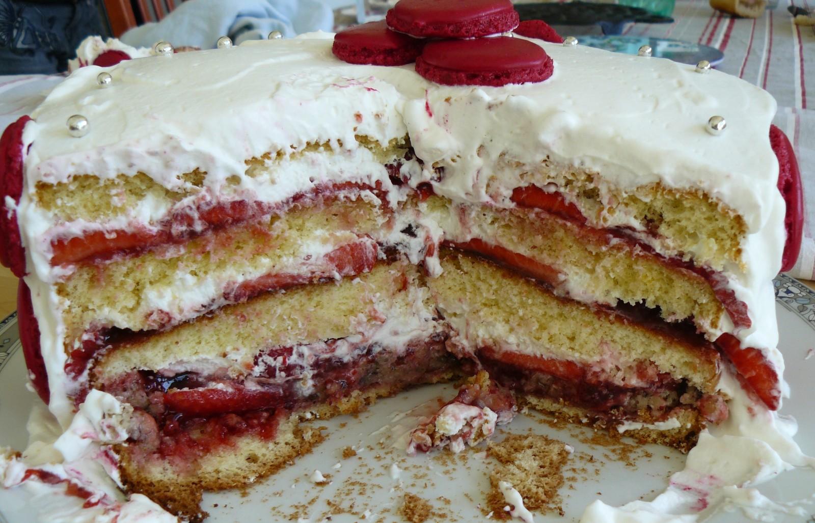 Dame blanche aux fraises Dame blanche aux fraises