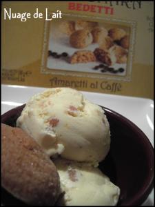 Crème Glacée Amande aux Eclats d'Amarettis Café Crème Glacée Amande aux Eclats d'Amarettis Café