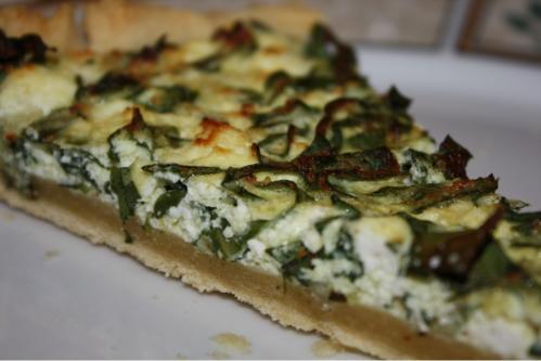 Tarte au vert de blettes et au brocciu