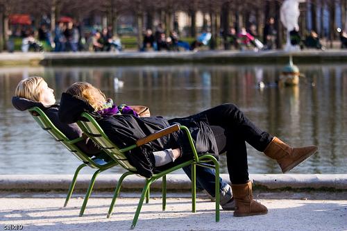 Jardin des Tuileries Pause Sieste