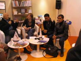 Le 14 Mars 2009 : les écrivains mauriciens présents au Salon du Livre.