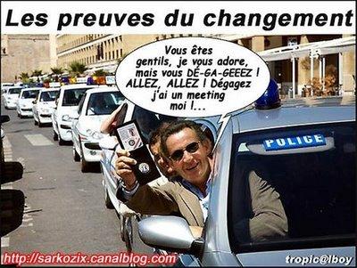 Après 1/2 journée en banlieue, Nicolas Sarkozy va jouer à Robocop chez les picards