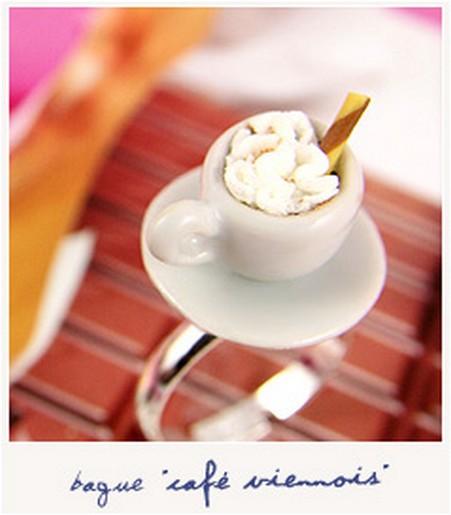 Bague café viennois - 15.00 € chez Bird on the Wire Bague café viennois - 15.00 € chez Bird on the Wire