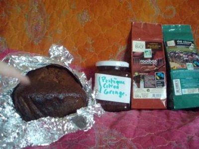 Petit déjeuner sous influence... colis reçu!