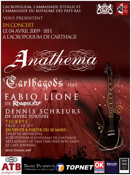 ANATHEMA en concert à Carthage