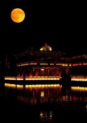 Fête Mi-automne lune (zhongqiujie). Taiwan
