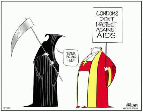 -Les preservatifs ne protegent pas du SIDA -Merci pour votre aide