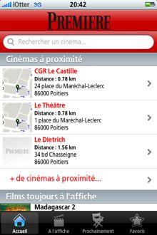 Première sur iPhone : l’application cinéma ultime