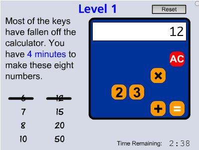 La calculatrice cassée