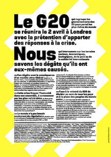 Nous ne paierons pas pour leurs crises - Le 28 Mars, imposons nos solutions face au G20