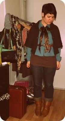 Dans le dressing de Deline. Dans dressing Deline