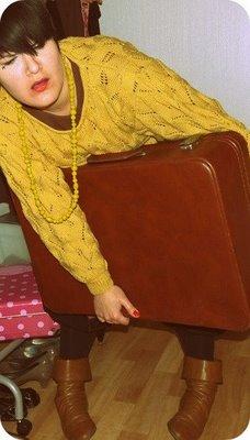 Dans le dressing de Deline. Dans dressing Deline