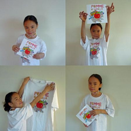 T-shirts POMME d'AMOUR LucieTShirtPommed_amour