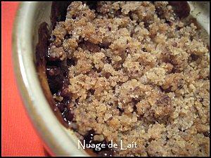 Crumble Vanillé Poire-Chocolat Crumble Vanillé Poire-Chocolat