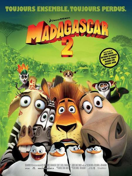 Madagascar 2 en dvd et blu ray disc !