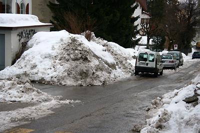 Photos du jour: 27 mars 2009 La Chaux-de-Fonds: 27 mars 2009 neige et pluie
