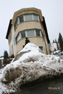 Photos du jour: 27 mars 2009 La Chaux-de-Fonds: 27 mars 2009 neige et pluie