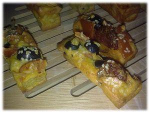 Cake individuel tomate chorizo et olives Cake individuel tomate chorizo et olives
