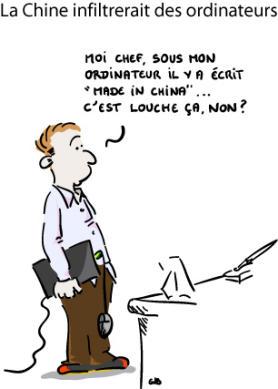 La Chine infiltrerait des ordinateurs La Chine infiltrerait des ordinateurs