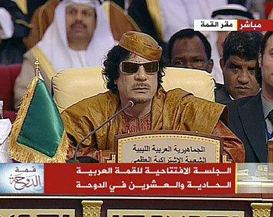 Doha - Sommet de la ligue arabe: Kadhafi claque la porte