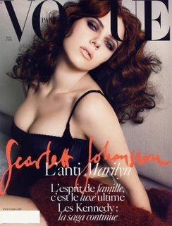 Scarlett Johansson en couverture de Vogue