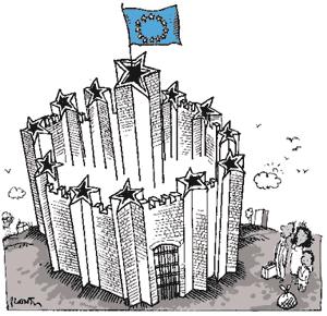 Demandeurs d’asile : les conditions matérielles d’accueil décentes, corollaire du droit fondamental d’asile (CE, réf., 23 mars 2009, époux G.) par Gérard SADIK europeforteresse.1238531060.gif