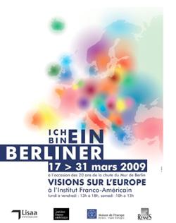 Ich bin ein Berliner affiche expo institut rennes