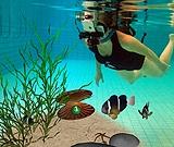 Un jeu de réalité augmentée sous l'eau