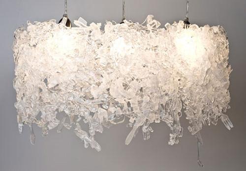 plastic-utensil-chandelier