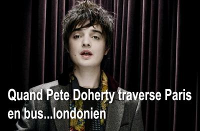 Pete Doherty traverse Paris bus... londonien