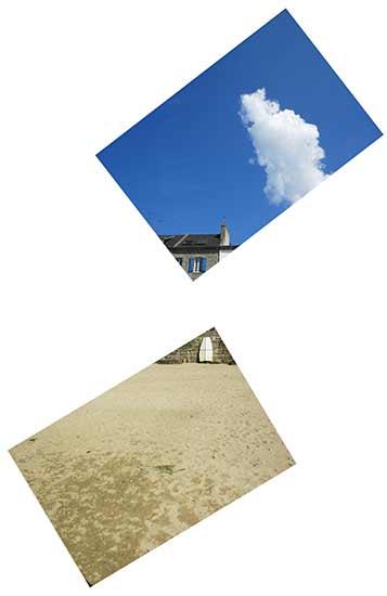 Sur la plage du port de Lanildut Sur la plage du port de Lanildut