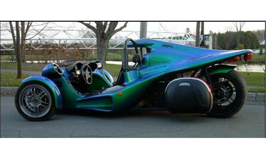 T-Rex, un véhicule à trois roues. T-Rex-4