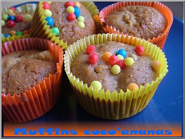 Muffins coco'ananas