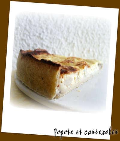 Quiche façon lorraine au tofu fumé