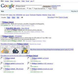 Recherche universelle de Google