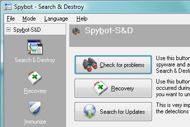 Télécharger Spybot Search and Destroy 1.5.1