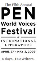 Clézio présent festival PEN, World Voices