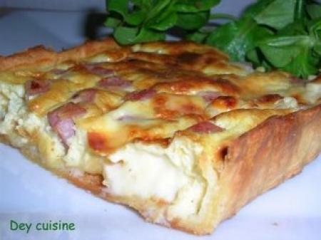 Quiche jambon et Vache qui rit Quiche jambon et Vache qui rit