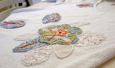 Customisation de Pâques Pull avec ecussons