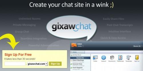 gixaw-chat gixaw chat 500x249 GixawChat, comment créer un chat en moins de 30 secondes