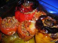 Stuffed Tomatoes with Rice