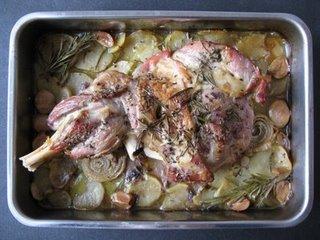 Epaule d’agneau confite