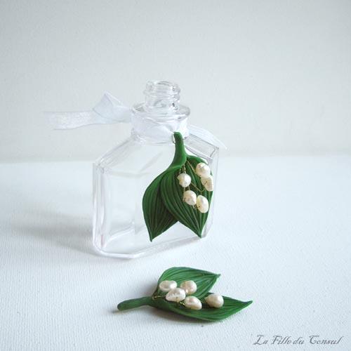 Muguet Brin de muguet en pendentif