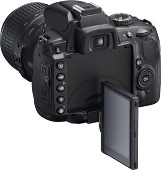 Nikon D5000 : un réflex à écran LCD rotatif ! Nikon D5000 dos