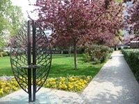 Le printemps dans le square James Joyce (Paris 13e)