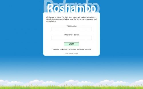 roshambo 500x312 Roshambo, jouez à Pierre feuille ciseaux en ligne !