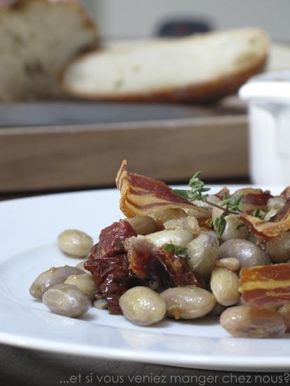 Haricots borlotti & tomates séchées