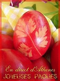 TRADITION : Les oeufs rouges des Pâques grecques